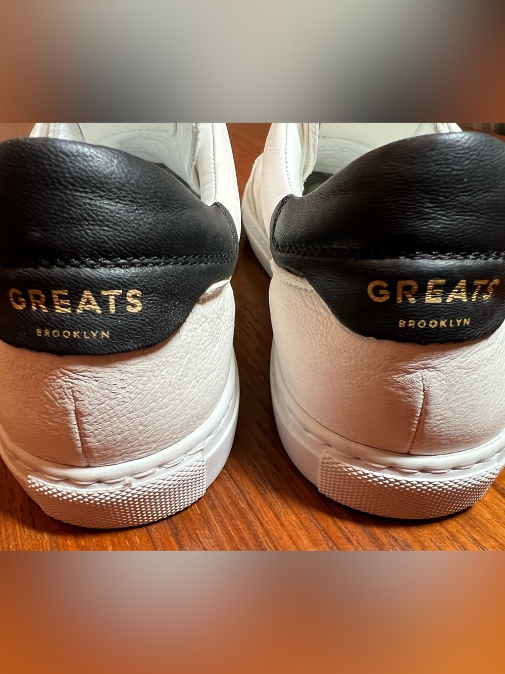 Greats Brooklyn Leather & Suede Sneakers | White | Minimalist Designer Style - Picture 8 of 16